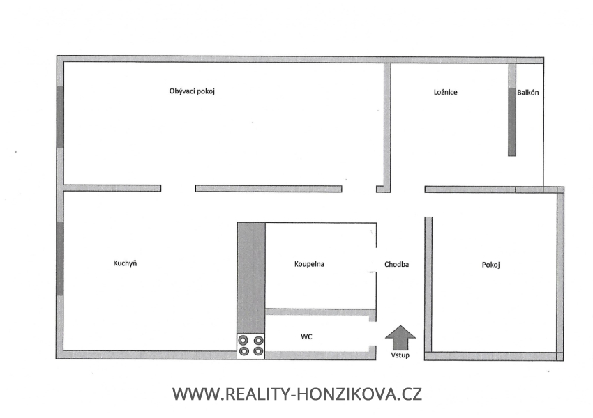 Prodej, byt 3+1+L, 78m2, ul. Tachovská, Plzeň - město